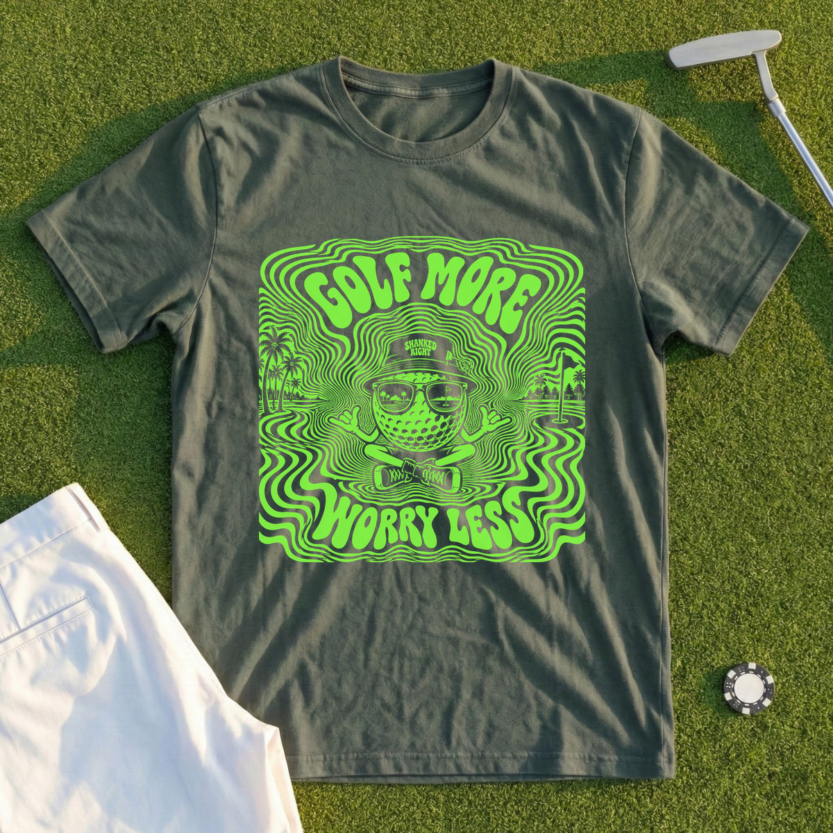 Golf More Worry Less Tee