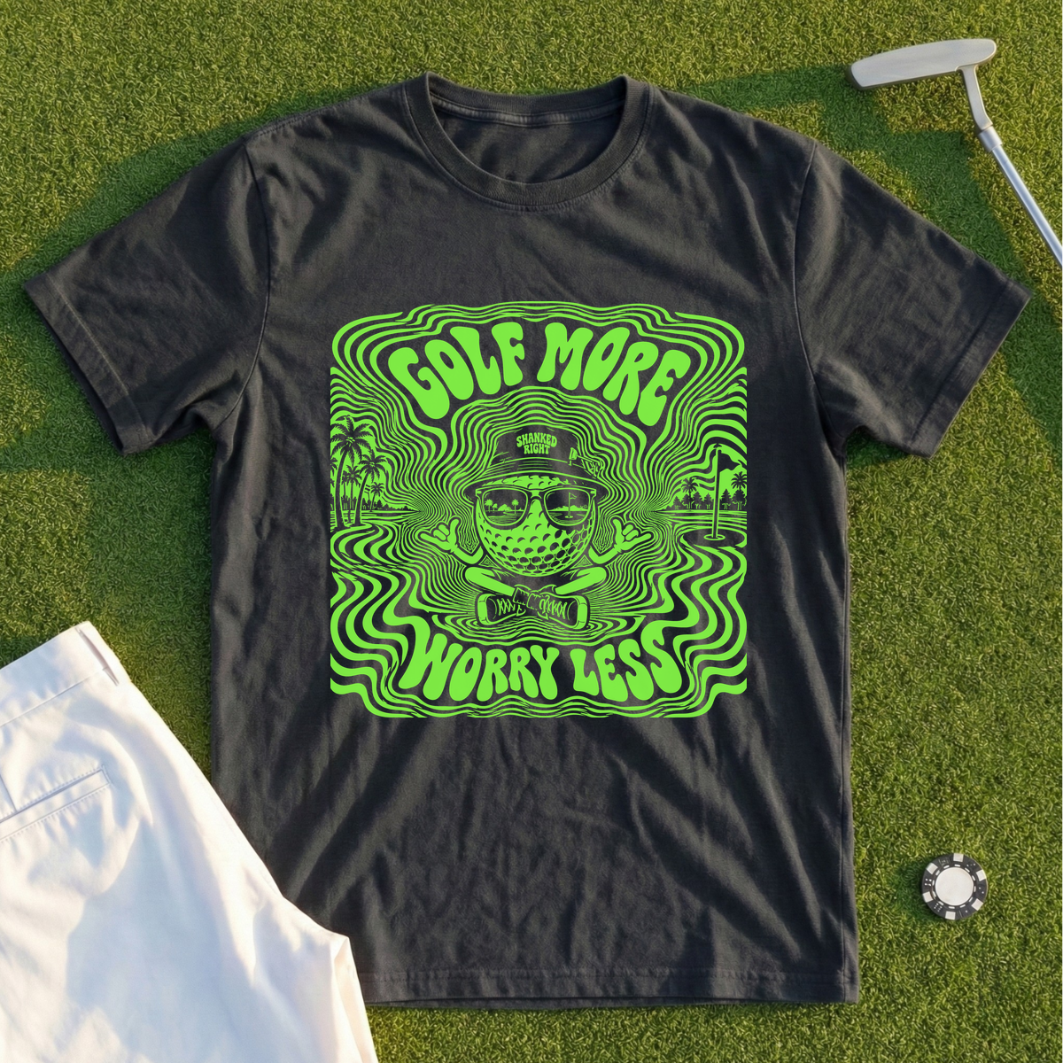 Golf More Worry Less Tee