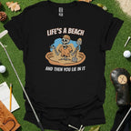 Golf Skeleton Beach Humor Tee