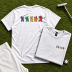 Golf Swing Bears Back Print Tee