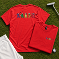 Golf Swing Bears Back Print Tee