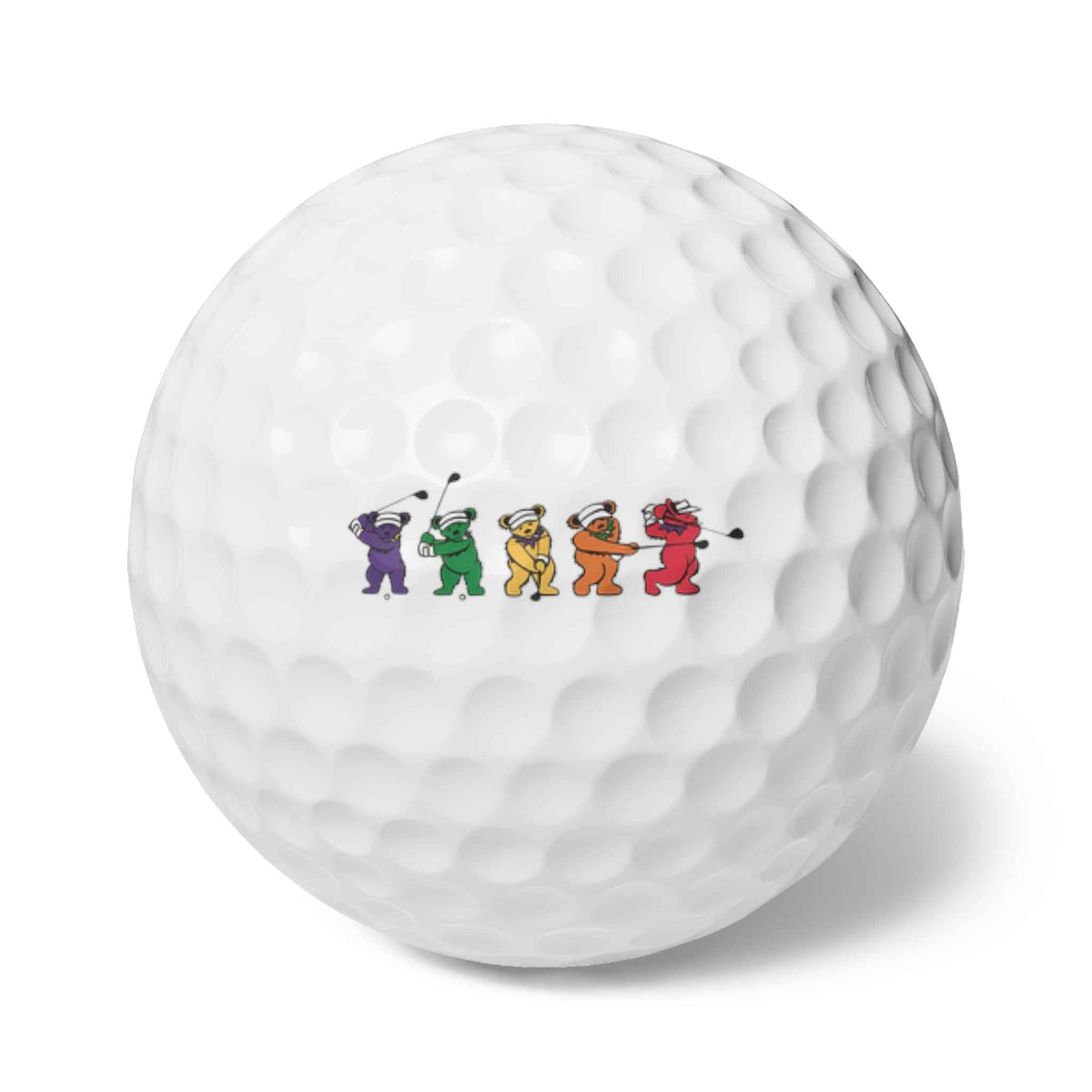 Golf Swing Bears Golf Balls