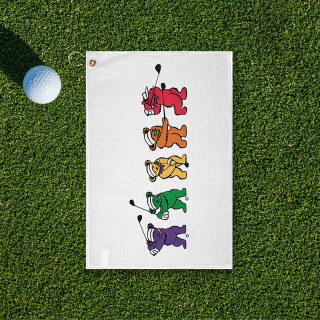 Golf Swing Bears Golf Towel