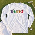 Golf Swing Bears Long Sleeve Tee