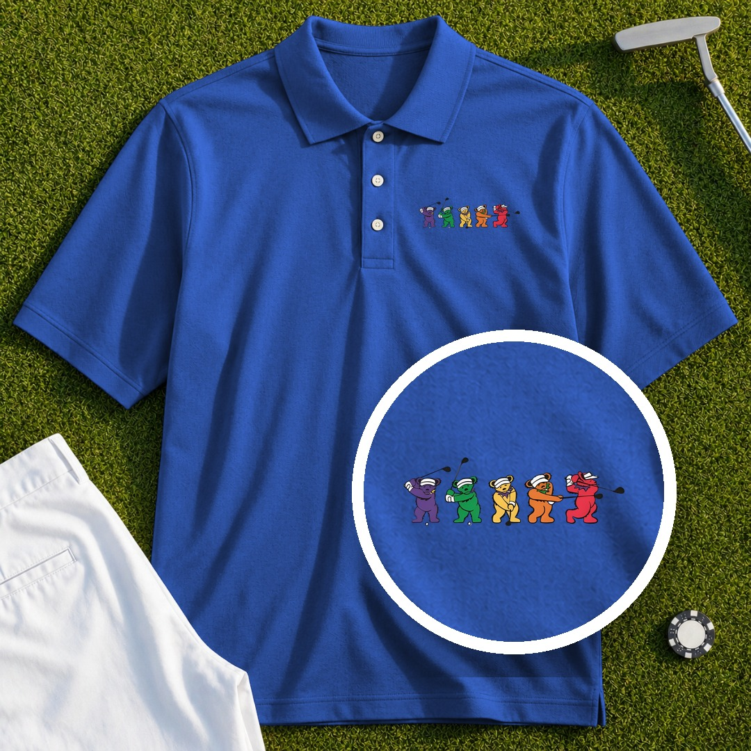 Golf Swing Bears Polo