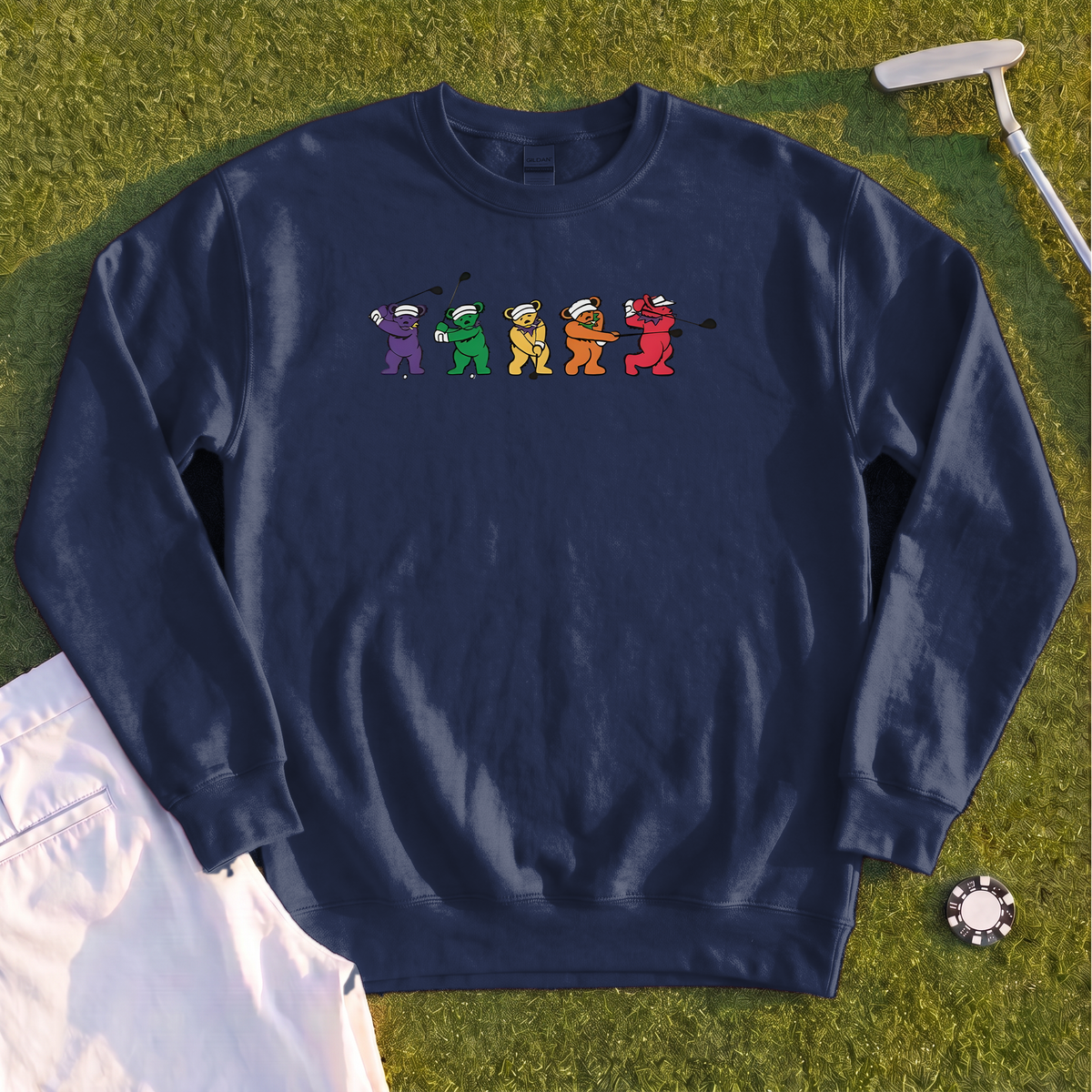 Golf Swing Bears Sweatshirt