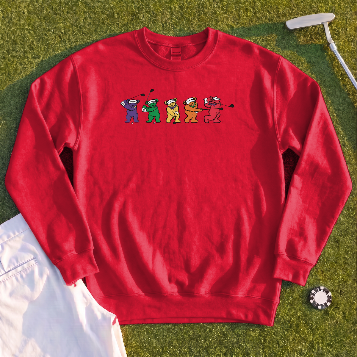Golf Swing Bears Sweatshirt