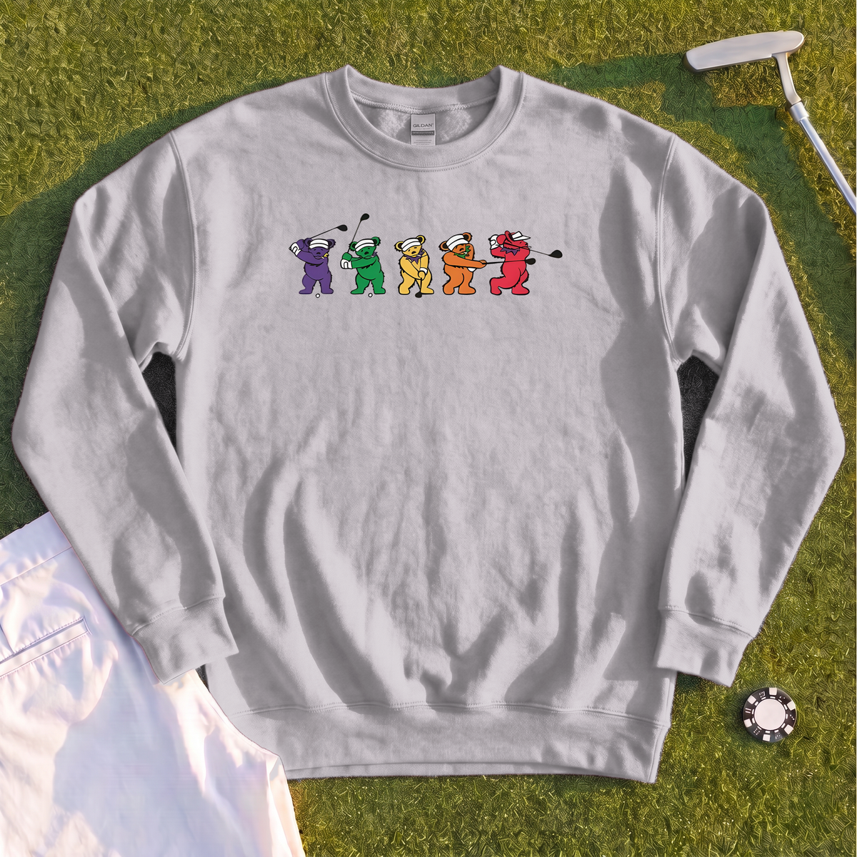 Golf Swing Bears Sweatshirt