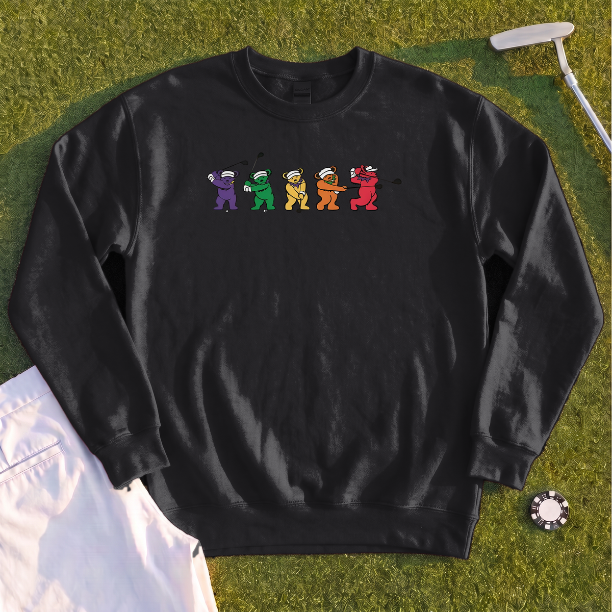 Golf Swing Bears Sweatshirt