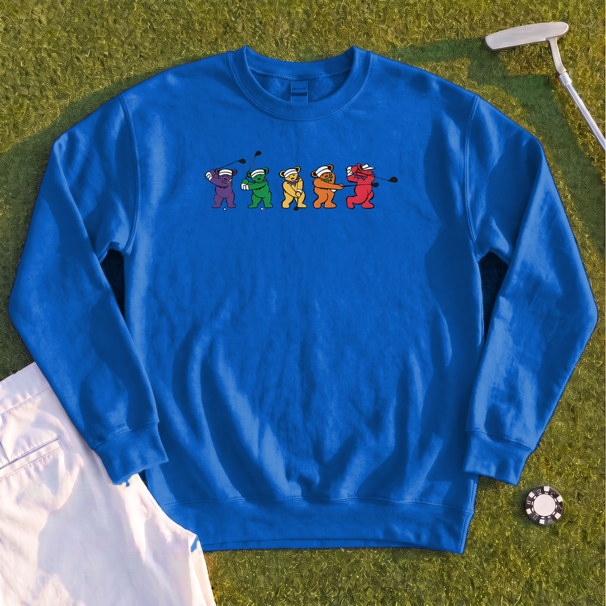 Golf Swing Bears Sweatshirt