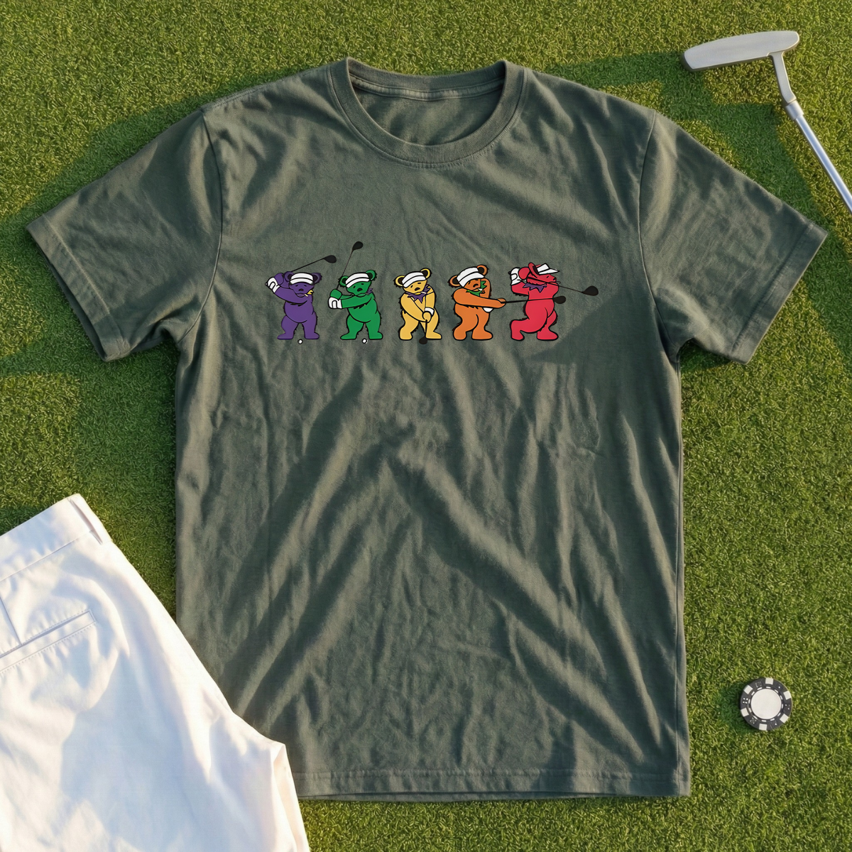 Golf Swing Bears Tee