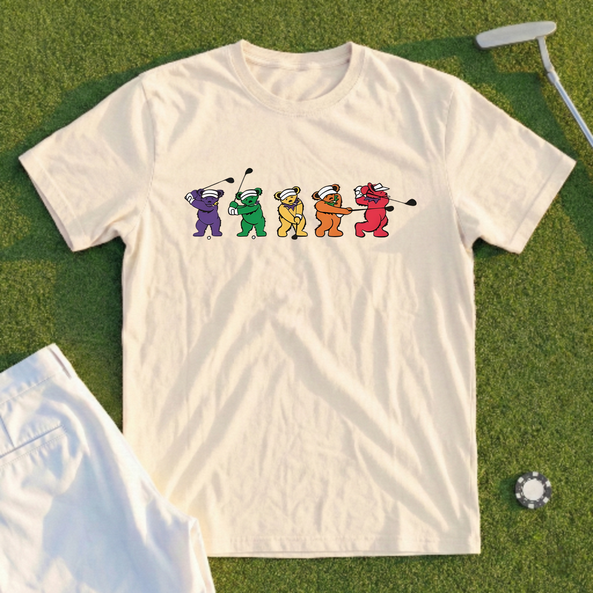 Golf Swing Bears Tee