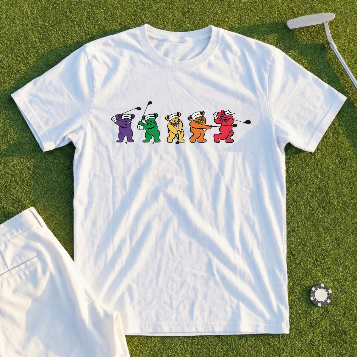 Golf Swing Bears Tee