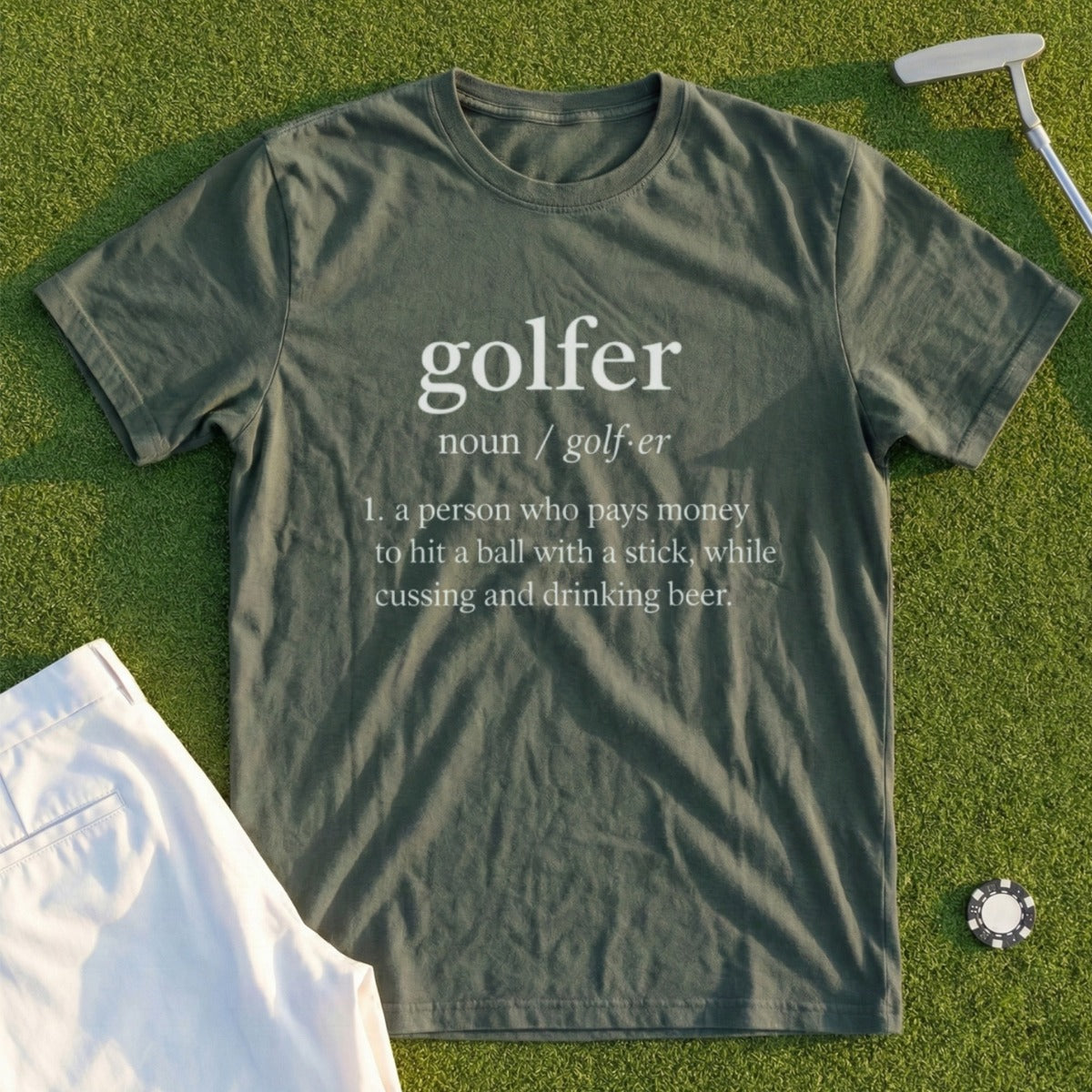Golfer Dictionary Tee