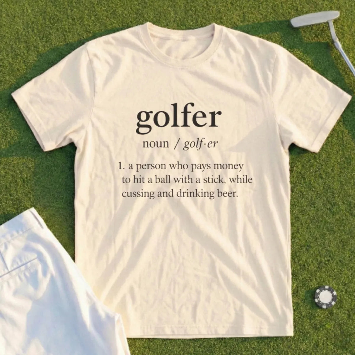 Golfer Dictionary Tee