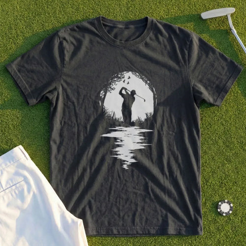 Golfer Silhouette Tee