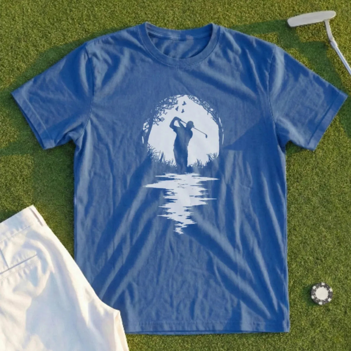 Golfer Silhouette Tee