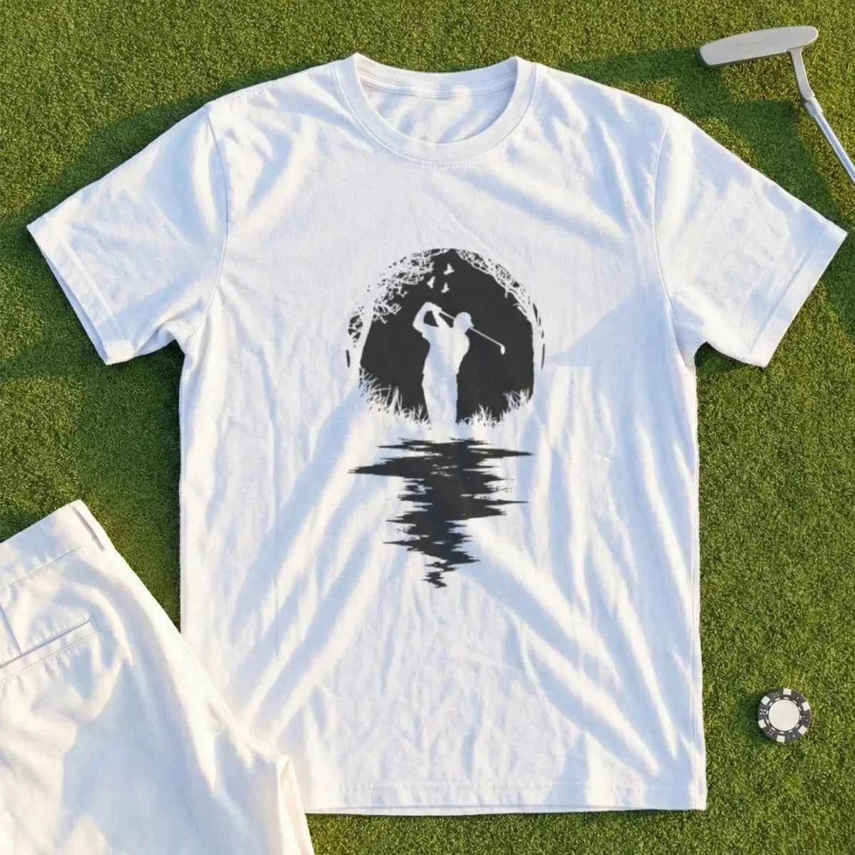 Golfer Silhouette Tee