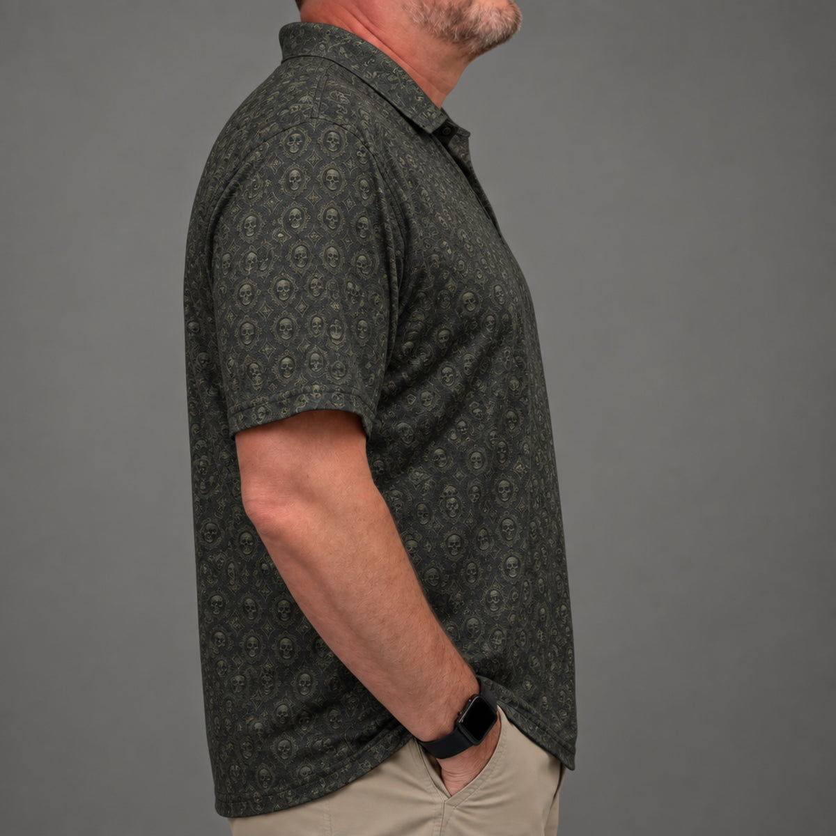 Gothic Frames Performance Print Polo