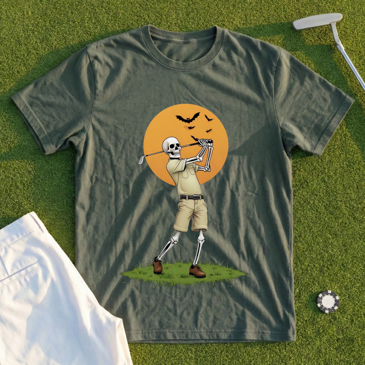 Halloween Haunted Back Nine Tee