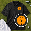Halloween Moon Performance Polo