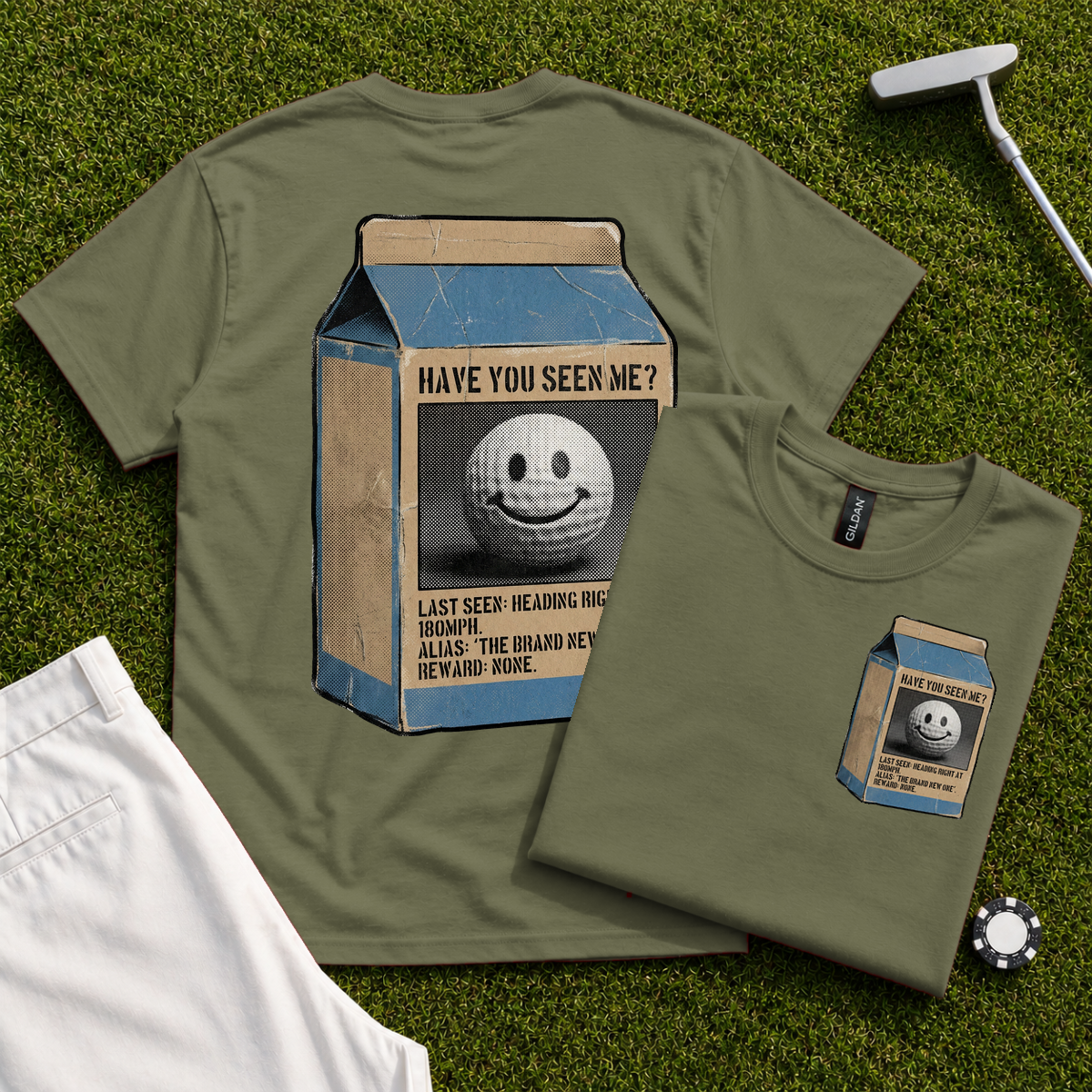 Have You Seen Me Back Print Tee