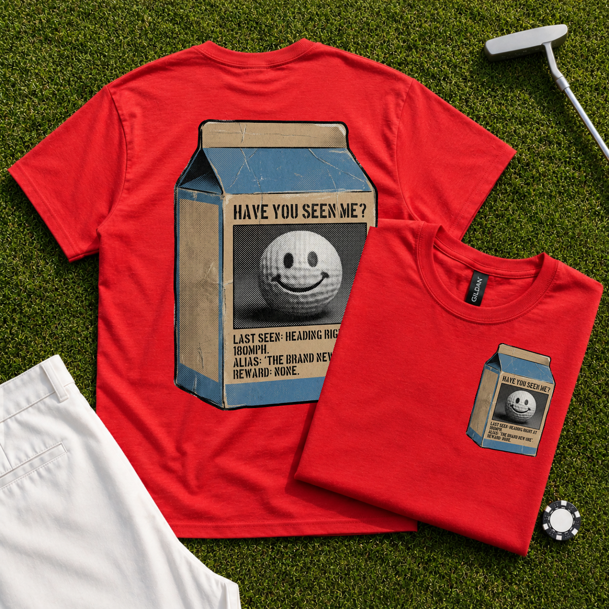 Have You Seen Me Back Print Tee