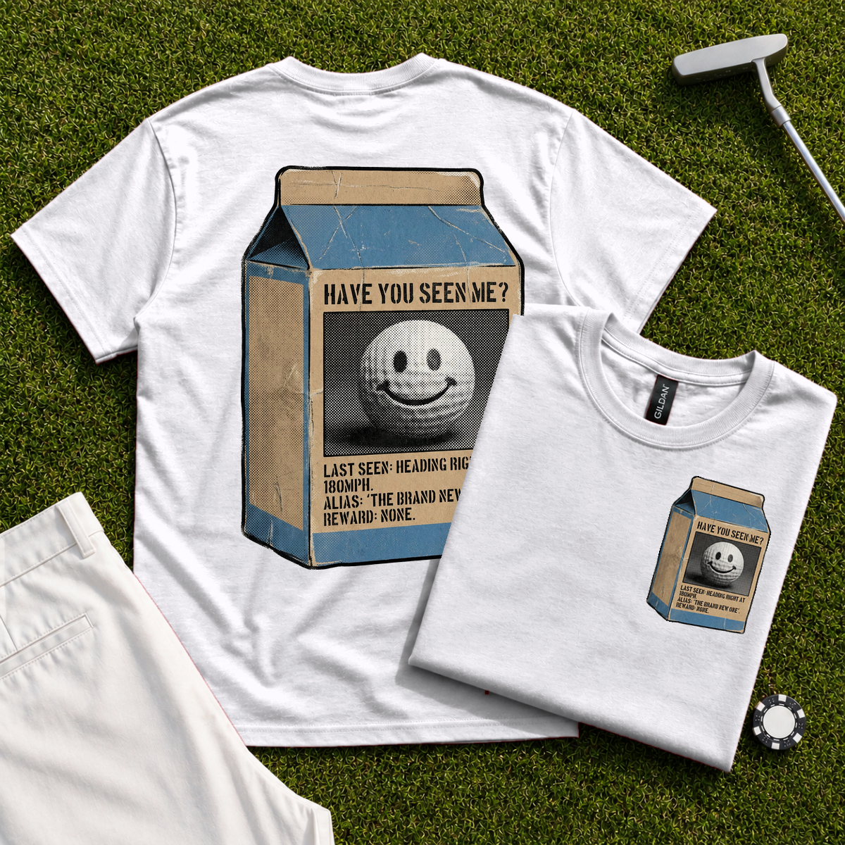 Have You Seen Me Back Print Tee