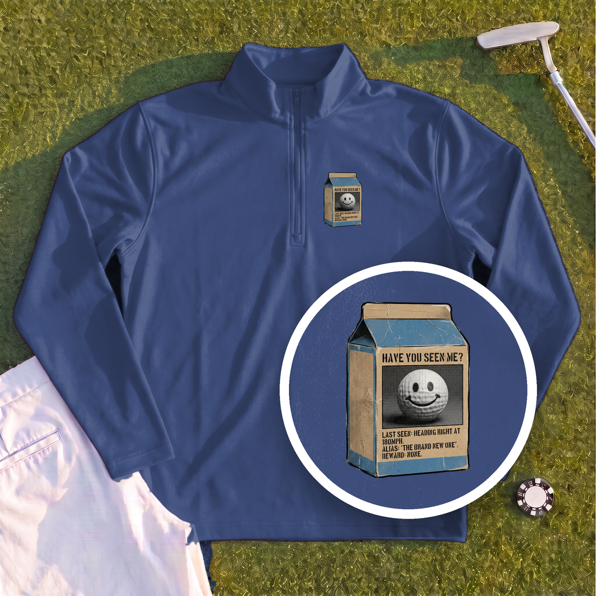 Have You Seen Me Quarter Zip