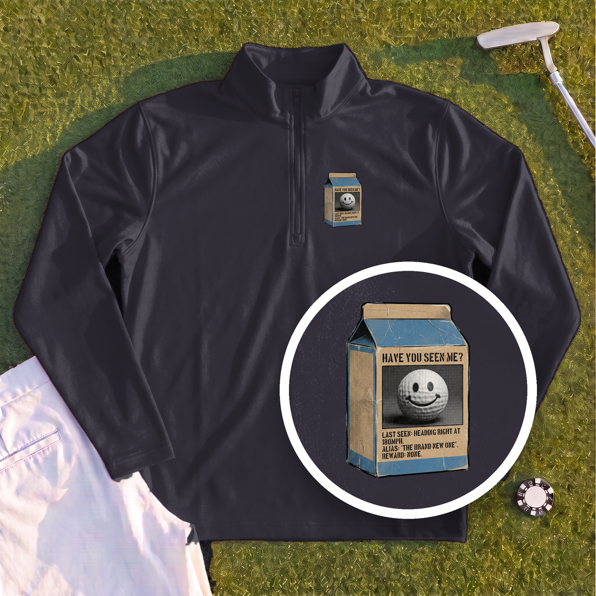 Have You Seen Me Quarter Zip