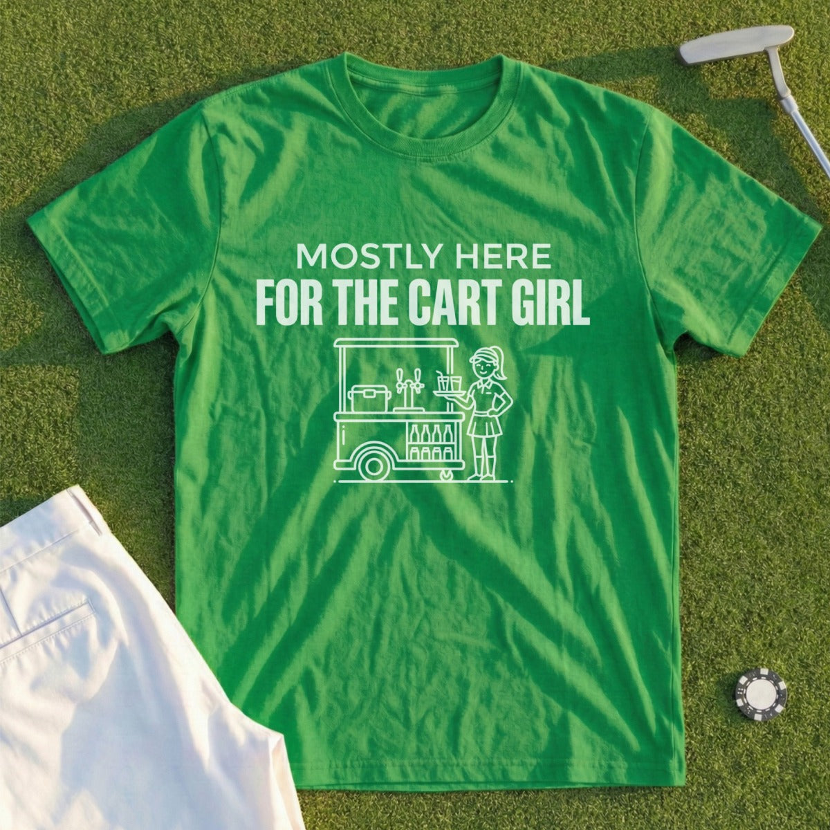 Here For The Cart Girl Tee