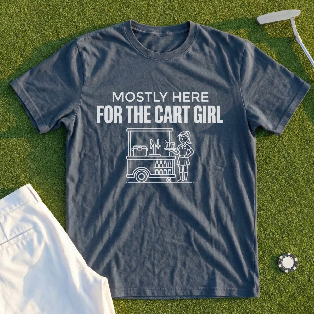 Here For The Cart Girl Tee