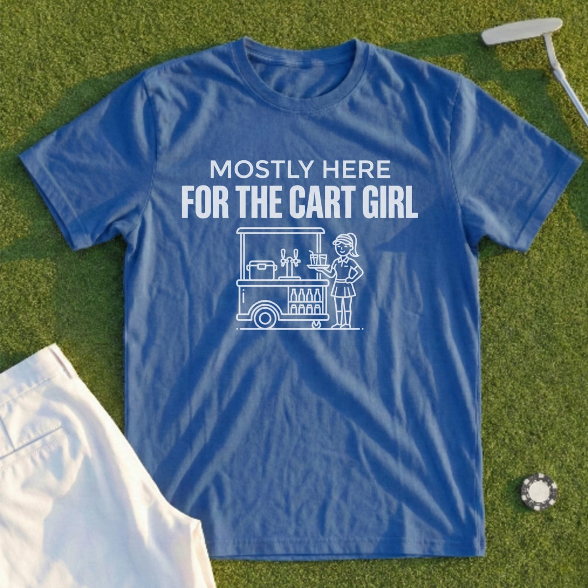 Here For The Cart Girl Tee