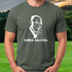 His Holiness Tee worn on the golf course, Military Green