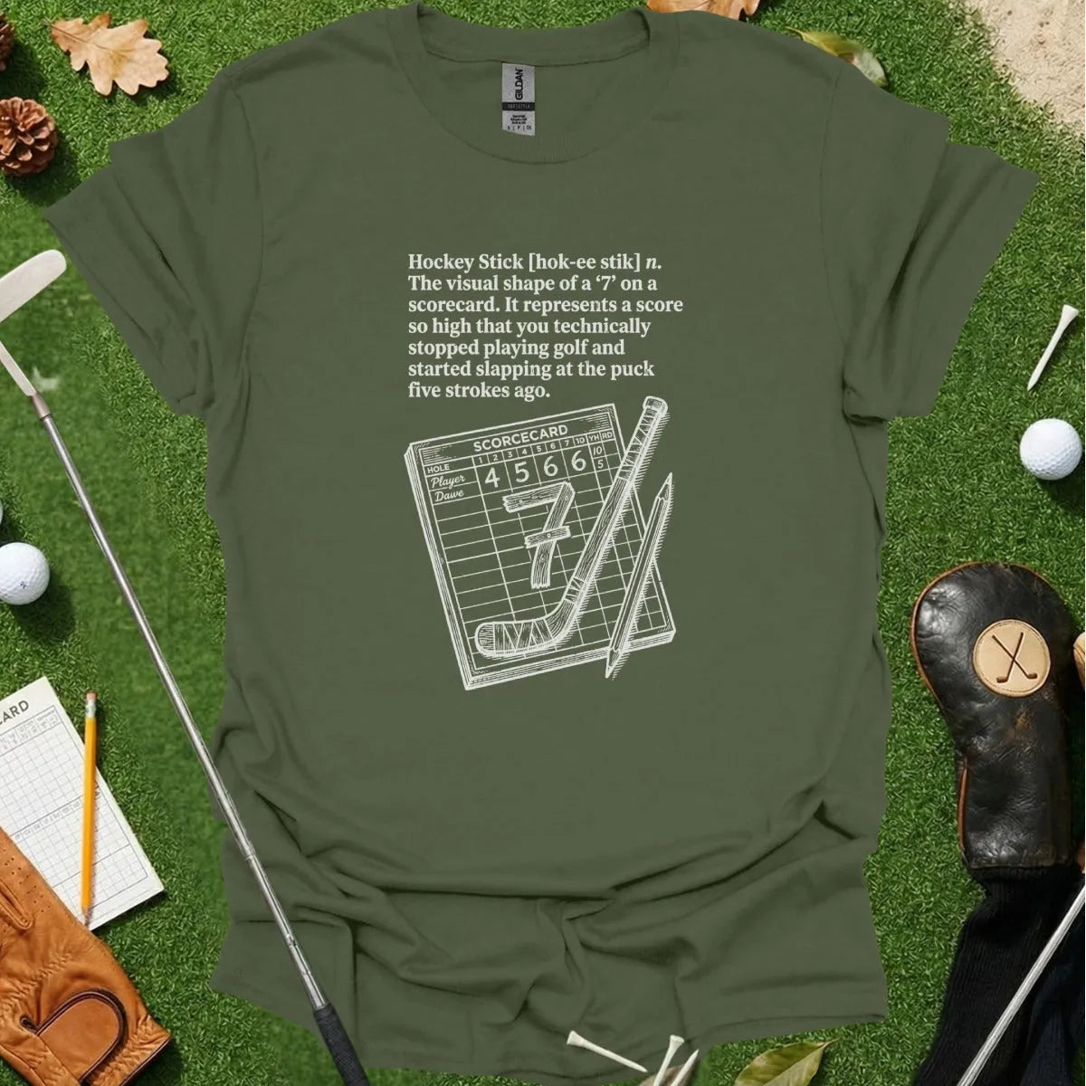 Hockey Stick Dictionary Definition Tee