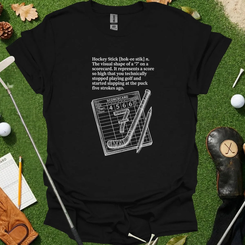 Hockey Stick Dictionary Definition Tee