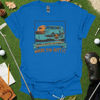 Home Is Where You Putt It Retro Tee