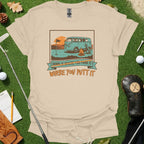 Home Is Where You Putt It Retro Tee