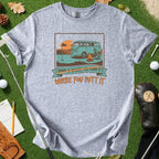 Home Is Where You Putt It Retro Tee