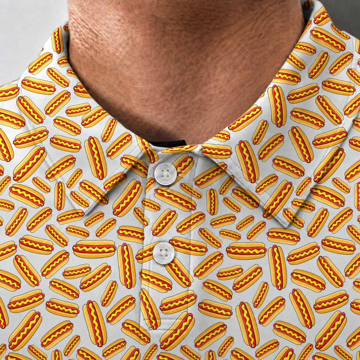 Hot Dogs Performance Print Polo