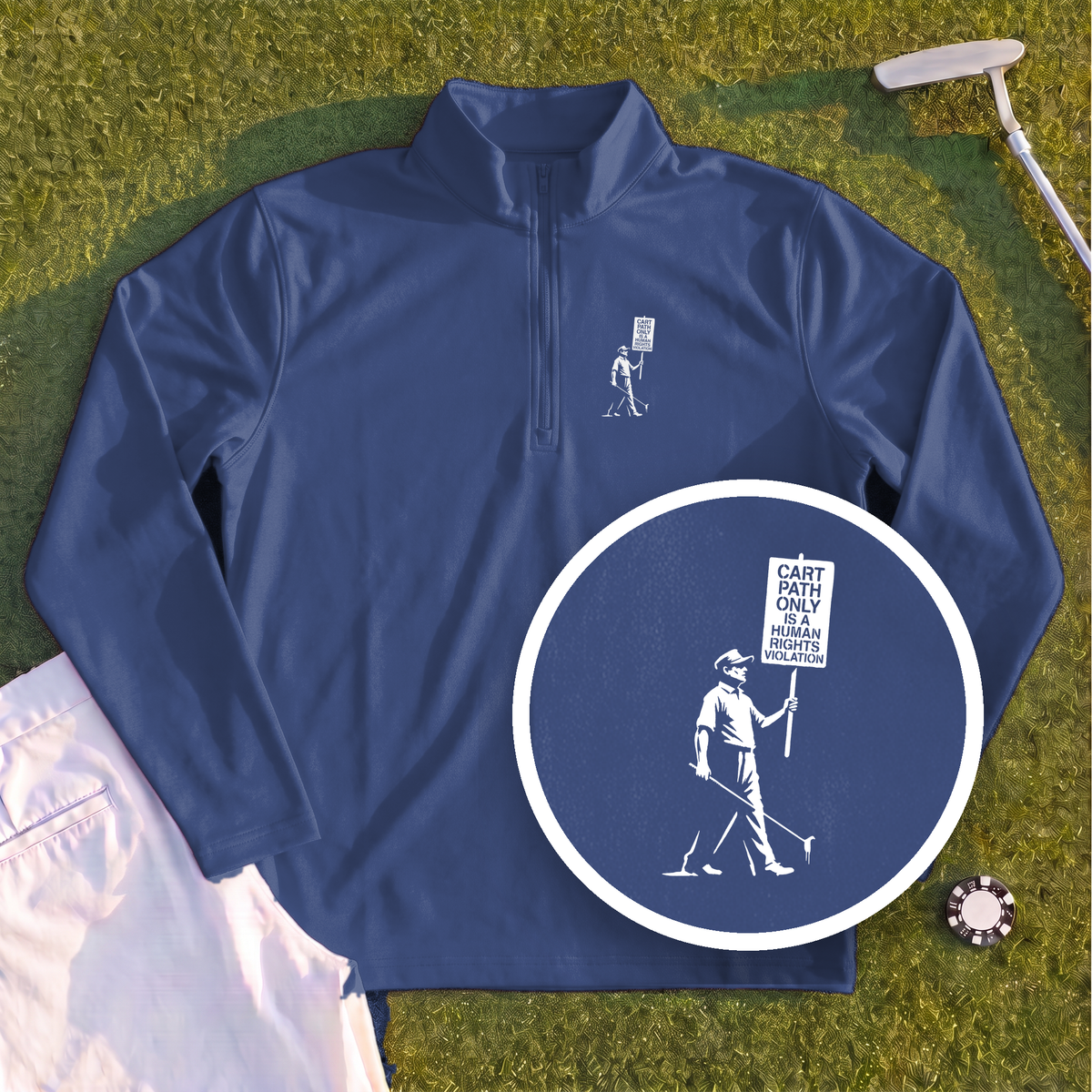 Human Rights Violation Quarter Zip