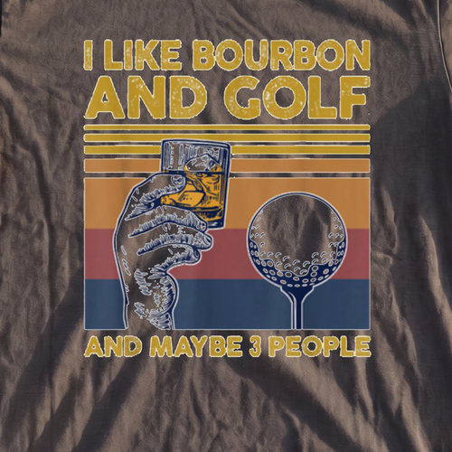 I Like Bourbon and Golf Premium Tee