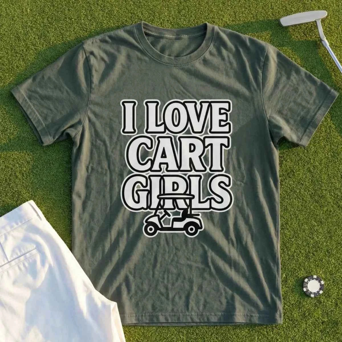 I Love Cart Girls Tee