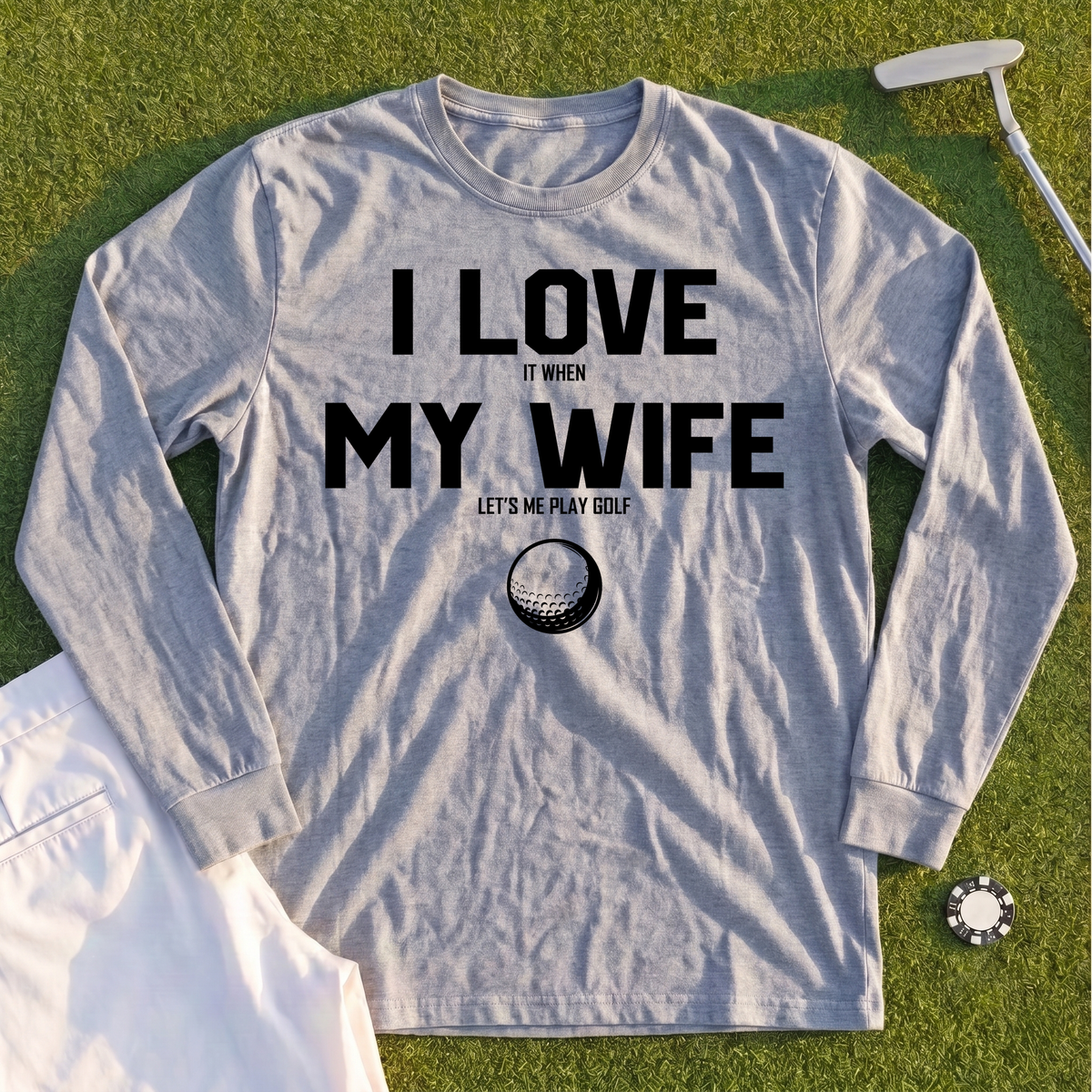 I Love My Wife Long Sleeve Tee