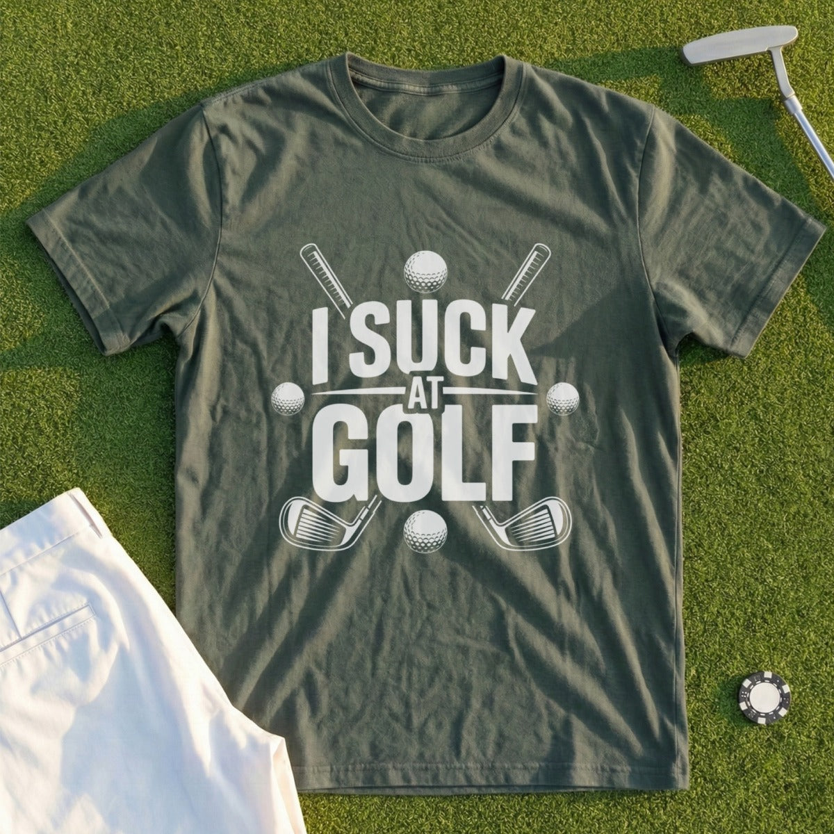 I Suck At Golf T-Shirt