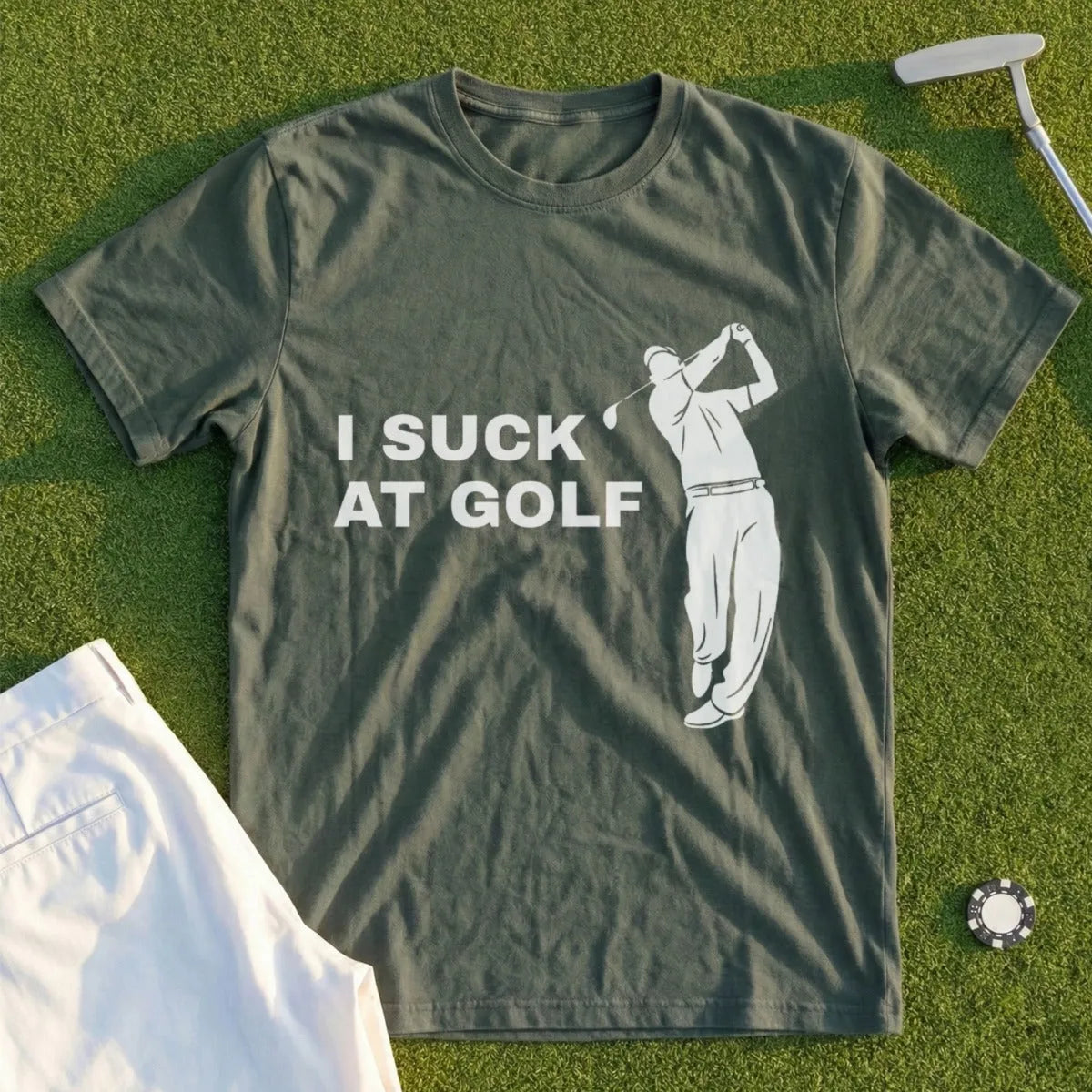 I Suck At Golf Tee