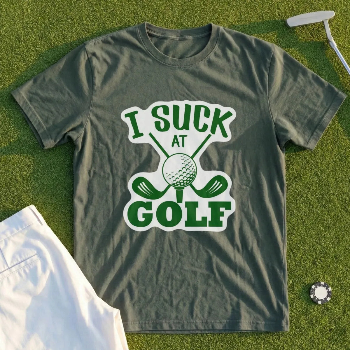 I Suck At Golf Tee