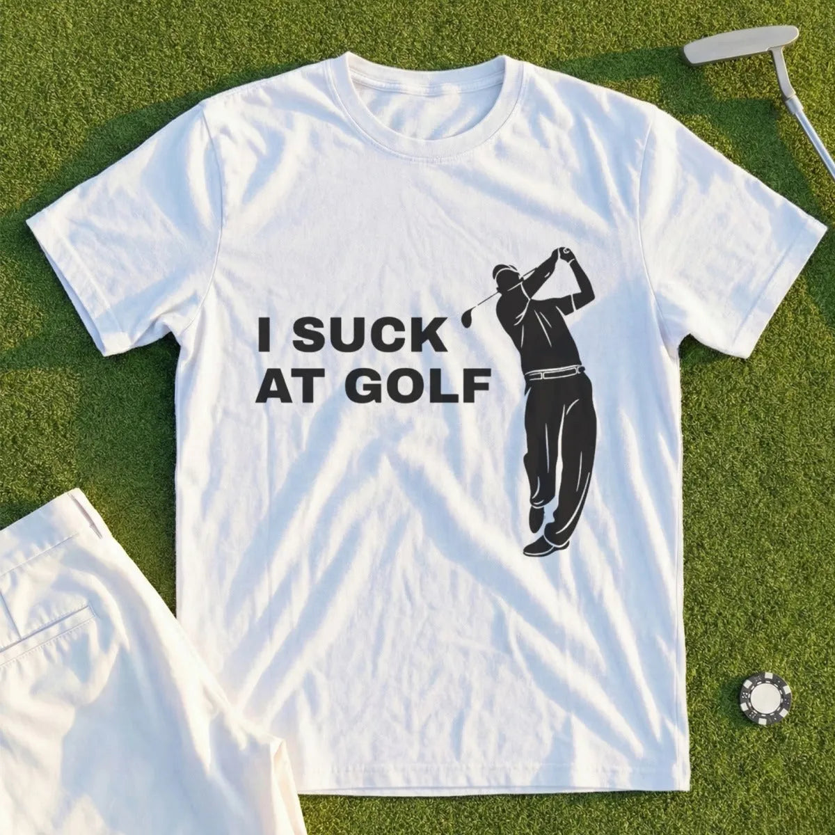 I Suck At Golf Tee
