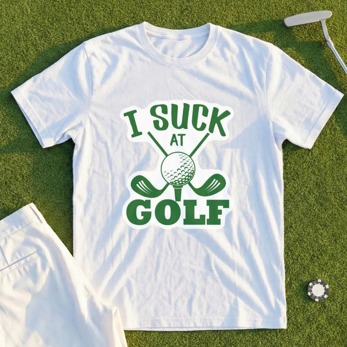 I Suck At Golf Tee