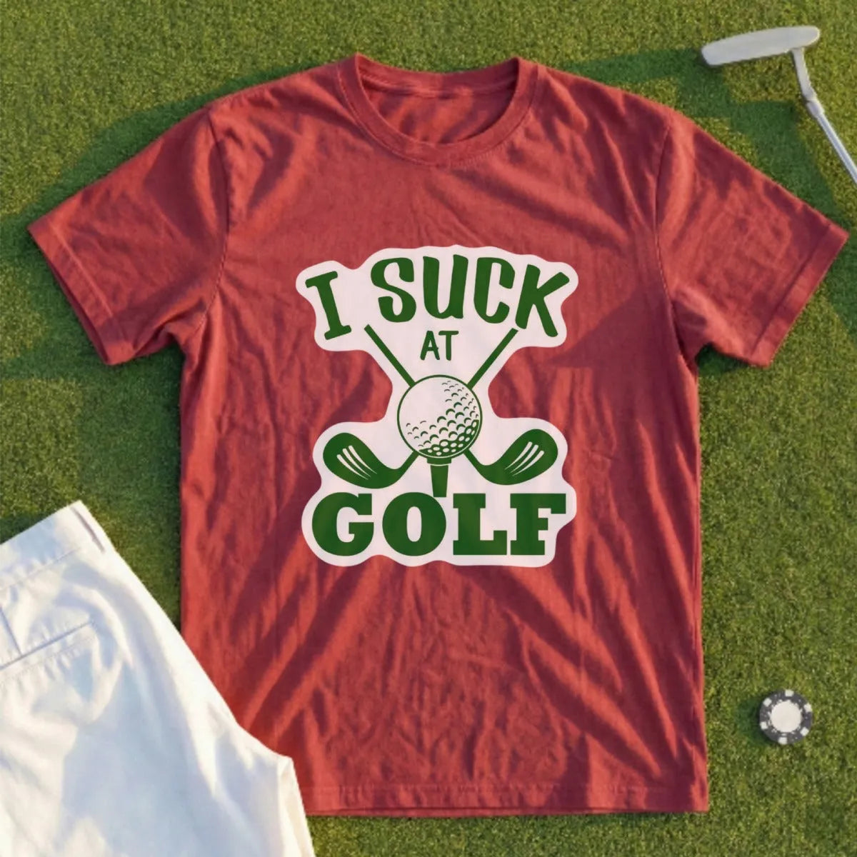I Suck At Golf Tee